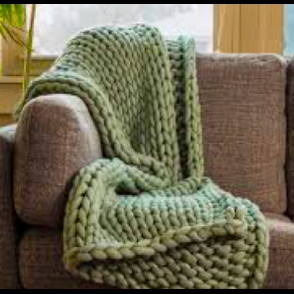 Chunky knit blanket - Picture 1 of 1